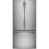 GE GWE19JYLFS Counter Depth French Door Refrigerator review stainless steel durability and design