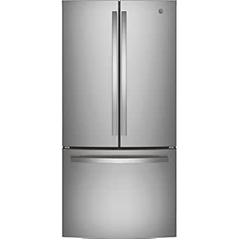 GE GWE19JYLFS Counter Depth French Door Refrigerator review stainless steel durability and design