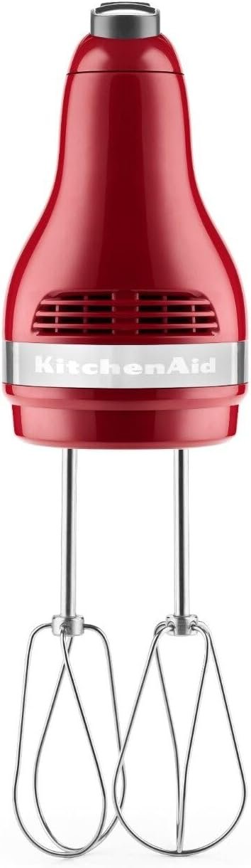 KitchenAid 5 Speed Hand Mixer KHM512ER Review Empire Red Mixing Marvel
