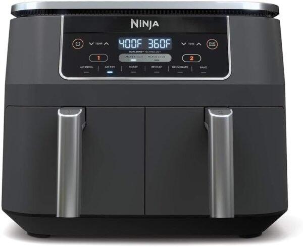 511uXaPLlL._AC_SL1001_ Ninja DZ201 Foodi DualZone 2-Basket Air Fryer review for versatile cooking