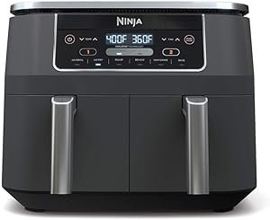 511uXaPLlL._AC_SY300_SX300_ Ninja DZ201 Foodi DualZone 2-Basket Air Fryer review for versatile cooking