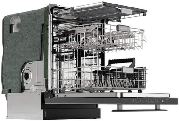 Sharp SDW6757ES Dishwasher Review Stainless Steel Finish with Heated Dry and LED Interior