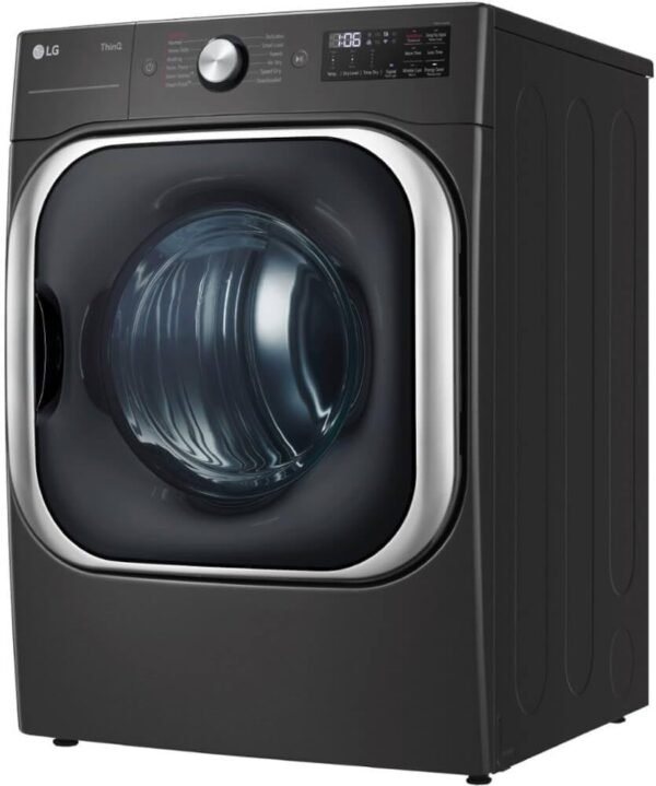 LG DLEX8900B Electric Dryer review featuring 9.0 cu. ft. mega capacity and TurboSteam