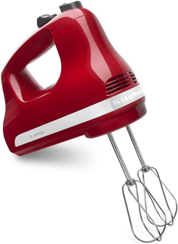 KitchenAid 5 Speed Hand Mixer KHM512ER Review Empire Red Mixing Marvel