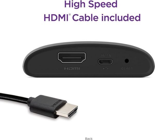 51dNehxfbL._AC_SL1500_ Roku Express HD Streaming Device review Simple Remote and Live TV features