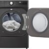 LG DLEX8900B Electric Dryer review featuring 9.0 cu. ft. mega capacity and TurboSteam