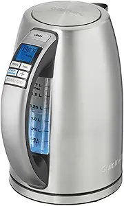 51wF460bD1L.__AC_SX300_SY300_QL70_FMwebp_ Cuisinart PerfecTemp Electric Kettle CPK-20 review for tea enthusiasts and precise brewing