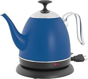 614nSo38mL._AC_SY300_SX300_ Chantal Mia electric kettle review Matte Blue Ryder 32 oz fast heating