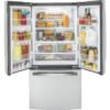 GE GWE19JYLFS Counter Depth French Door Refrigerator review stainless steel durability and design