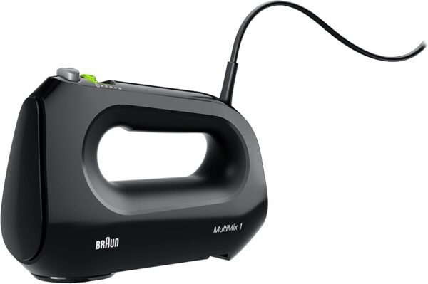 Braun MultiMix 1 Hand Mixer HM1010BK Review Lightweight Design with 5-Speed Control