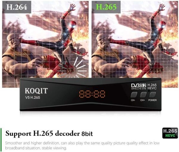 Review of KOQIT V5H Satellite Receiver for FTA TV and Streaming