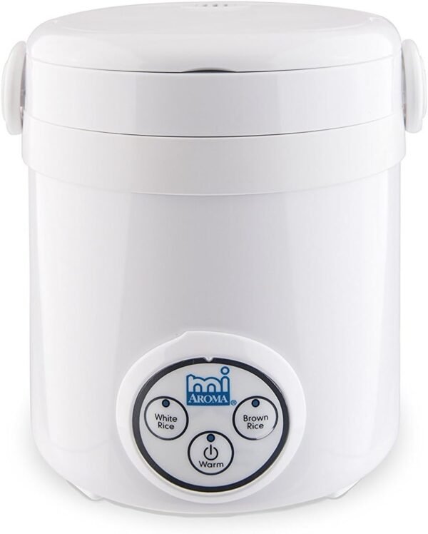 61EcfuZi5AL._AC_SL1500_ AROMA Mini Rice Cooker MRC-903D review compact, portable, and versatile kitchen essential