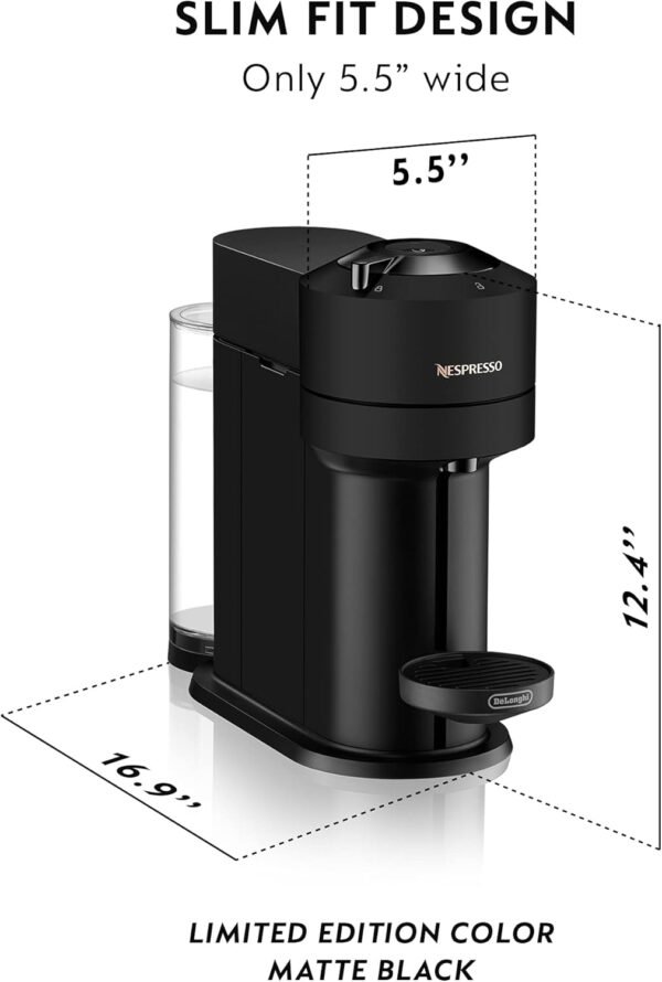 61G0X7aLBcL._AC_SL1500_ Nespresso Vertuo Next Coffee and Espresso Machine Review Matte Black Design Insights
