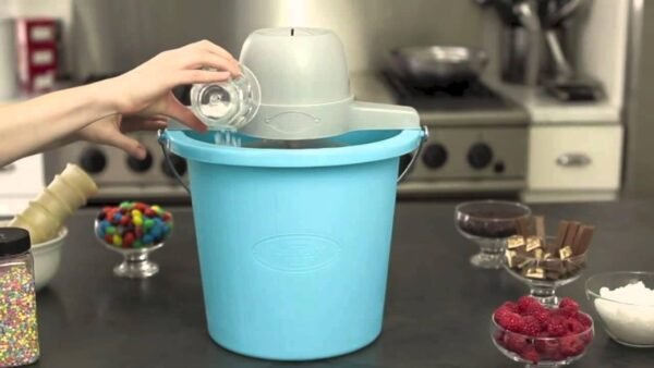 Nostalgia Electric Ice Cream Maker Review 4-Quart Model ICMP400BLUE for Homemade Treats