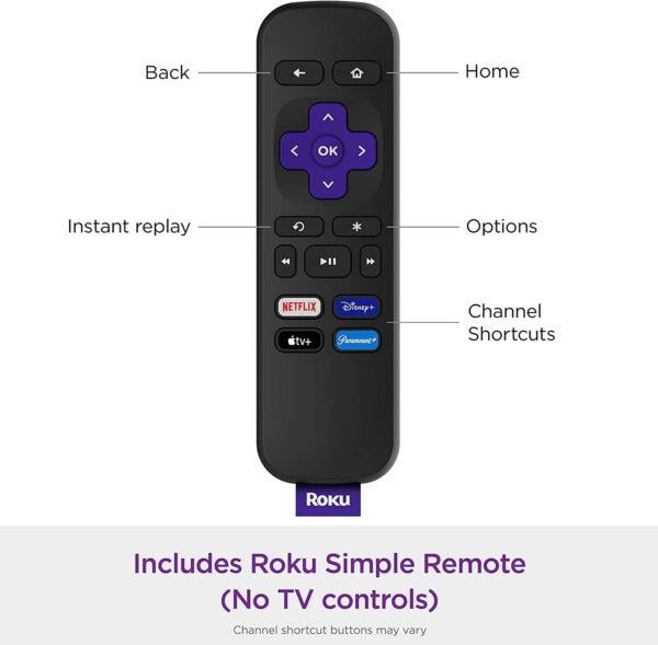 61HouRav05L._AC_SL1500_ Roku Express HD Streaming Device review Simple Remote and Live TV features