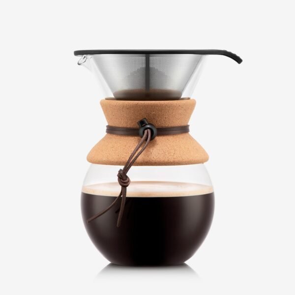 Bodum Pour Over Coffee Maker Review High-Quality Brew with Reusable Stainless Steel Filter