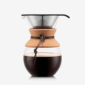 Bodum Pour Over Coffee Maker Review High-Quality Brew with Reusable Stainless Steel Filter