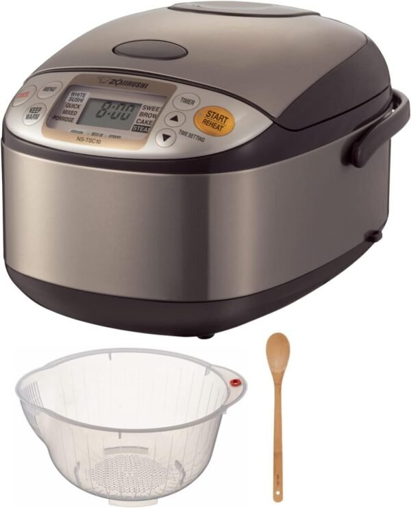 Zojirushi Micom Rice Cooker review featuring 5.5-Cup capacity and versatile cooking options