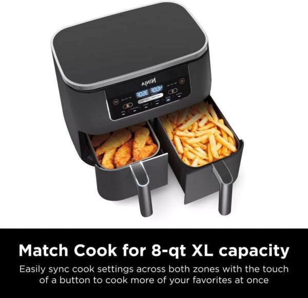 61ZzH5HigSL._AC_SL1001_ Ninja DZ201 Foodi DualZone 2-Basket Air Fryer review for versatile cooking