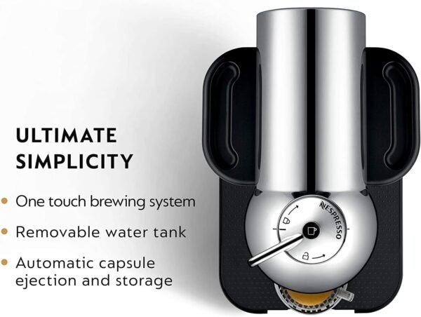 61ewplH2aDL._AC_SL1500_ Nespresso Vertuo Coffee and Espresso Maker by Breville Chrome review for coffee lovers