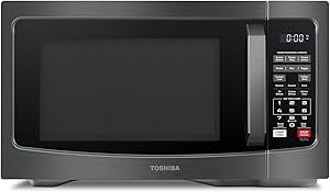Toshiba EM131A5C-BS Countertop Microwave Oven Review Smart Features and Performance Tested