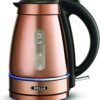 61qhfddFaGL.__AC_SX300_SY300_QL70_ML2_ BELLA Electric Tea Kettle Copper Chrome review sleek design and efficient performance