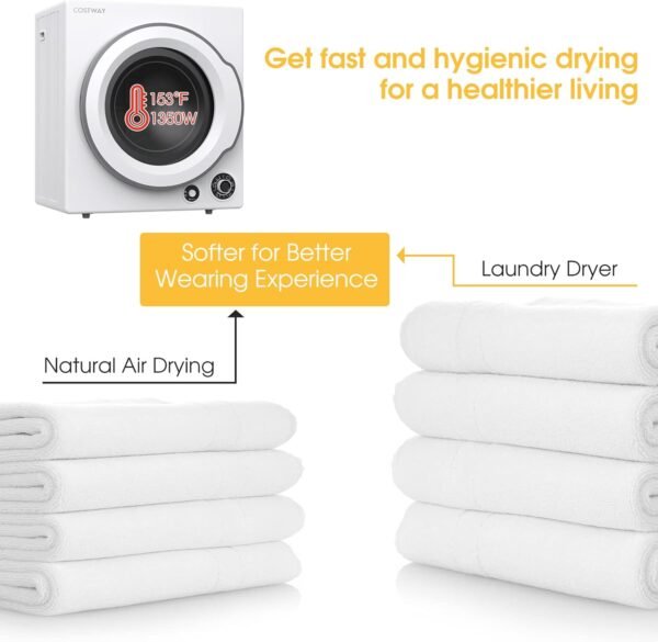 61vvwRWHIHL._AC_SL1500_-1 COSTWAY Portable Clothes Dryer review 13.2 LBS Compact Electric Tumble Laundry Dryer