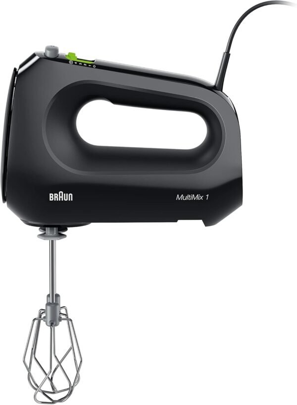 Braun MultiMix 1 Hand Mixer HM1010BK Review Lightweight Design with 5-Speed Control