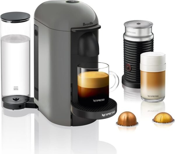 Breville Nespresso VertuoPlus Coffee and Espresso Maker Review with Aeroccino Milk Frother
