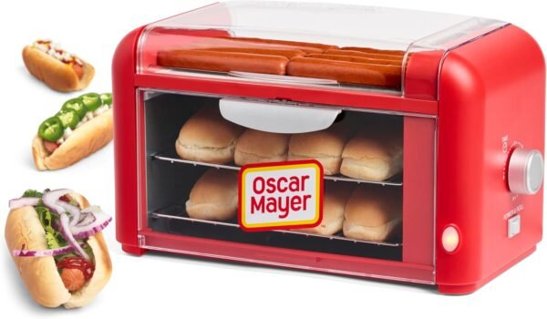 Review of Nostalgia Oscar Mayer 8 Hot Dog Roller and Toaster Oven