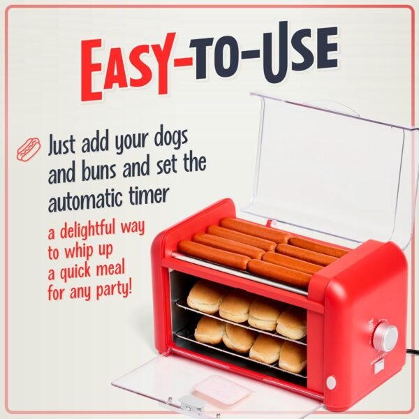 Review of Nostalgia Oscar Mayer 8 Hot Dog Roller and Toaster Oven