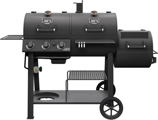 Review of Oklahoma Joe's Canyon Combo Deluxe Charcoal and Propane Smoker and Grill