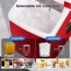 AGLUCKY ice makers countertop review portable machine with self-cleaning and bullet ice