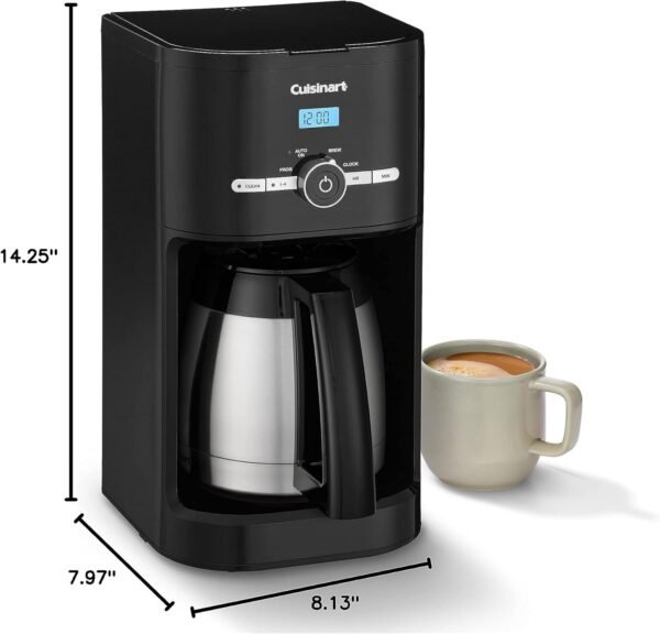 71P4BjFMxCL._AC_SL1500_ Cuisinart 10-Cup Thermal Coffeemaker DCC-1170BKNAS review programmable coffee machine for fresh brewing
