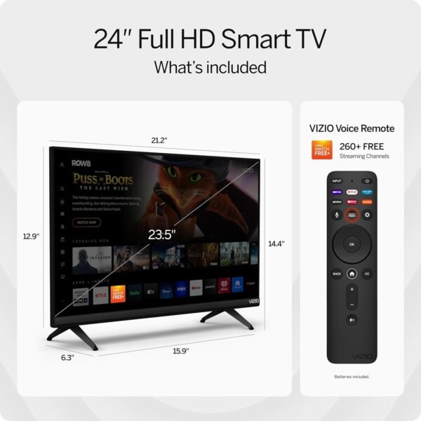 71QW7m4Uu-L._AC_SL1500_ VIZIO 24-inch D-Series FHD LED Smart TV review with features and performance insights