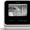Farberware Portable Countertop Dishwasher Review 5-Liter Water Tank and 5-Program Cleaning System