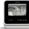 Farberware Portable Countertop Dishwasher Review 5-Liter Water Tank and 5-Program Cleaning System