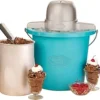 Nostalgia Electric Ice Cream Maker Review 4-Quart Model ICMP400BLUE for Homemade Treats