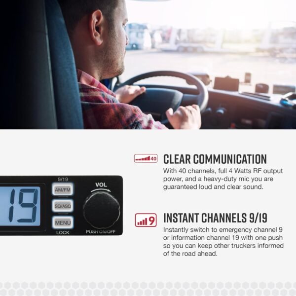 Review of Cobra 19 MINI CB Radio and HGA1500 Antenna for Clear Communication