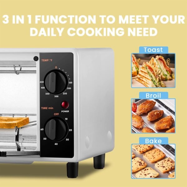 Compact Toaster Oven Review COMFEE Small Countertop Model for Baking and Toasting