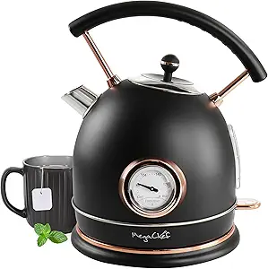 71Zcru43npL.__AC_SX300_SY300_QL70_FMwebp_ MegaChef Electric Tea Kettle Matte Black 1.8 Quarts Review and Features