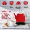 71babuDR1vL._AC_SL1500_ Chantal Mia Electric Kettle review Cordless Red Design for Perfect Pour-Over Coffee