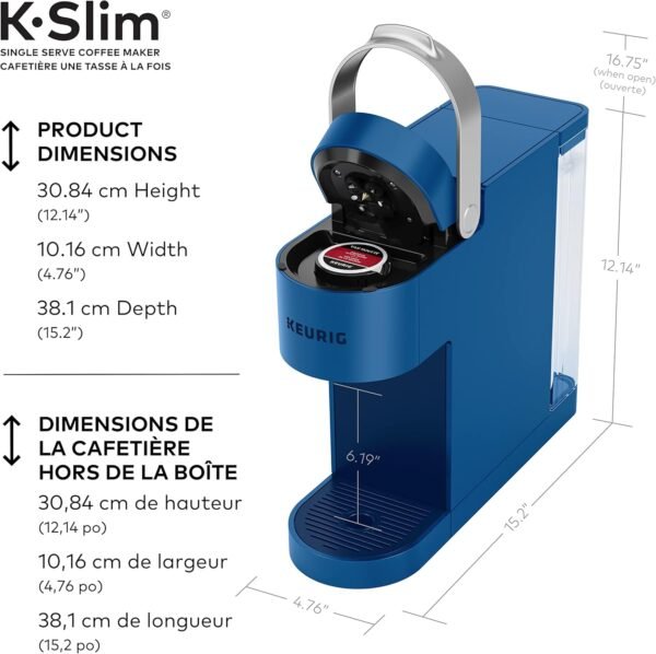 71gOkX6J9sL._AC_SL1500_ Keurig K-Slim Single Serve Coffee Maker Review Compact Design and MultiStream Technology