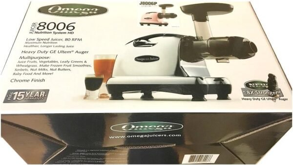 Omega J8006 Nutrition Center Masticating Juicer review quiet, efficient, and perfect for healthy lifestyles