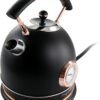 MegaChef Electric Tea Kettle Matte Black 1.8 Quarts Review and Features