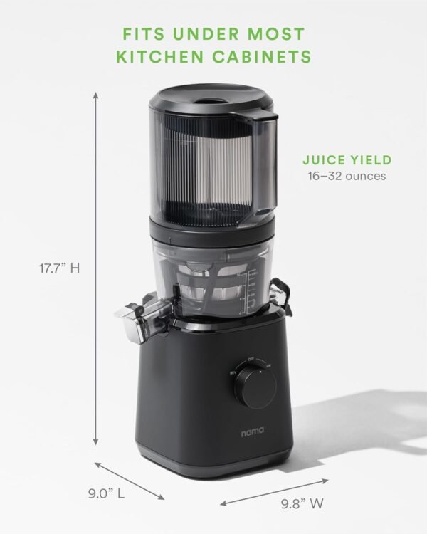 Nama J2 Cold Press Juicer review Hands-Free Efficiency and Maximum Juice Output