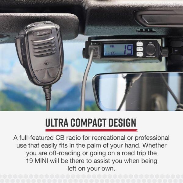 Review of Cobra 19 MINI CB Radio and HGA1500 Antenna for Clear Communication