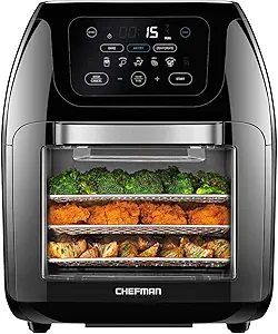 71s8nikz44L.__AC_SX300_SY300_QL70_FMwebp_ Chefman Multifunctional Digital Air Fryer XL 10L Review Healthy Cooking Made Easy