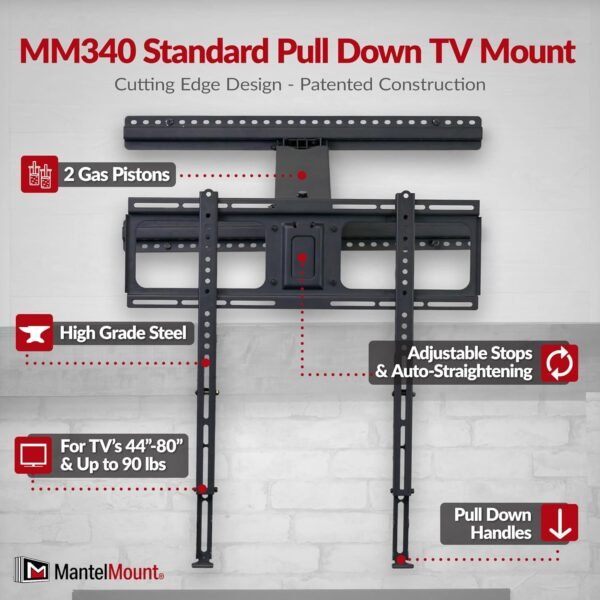 Review of MantelMount MM340 TV Wall Mount for Ultimate Fireplace Setup