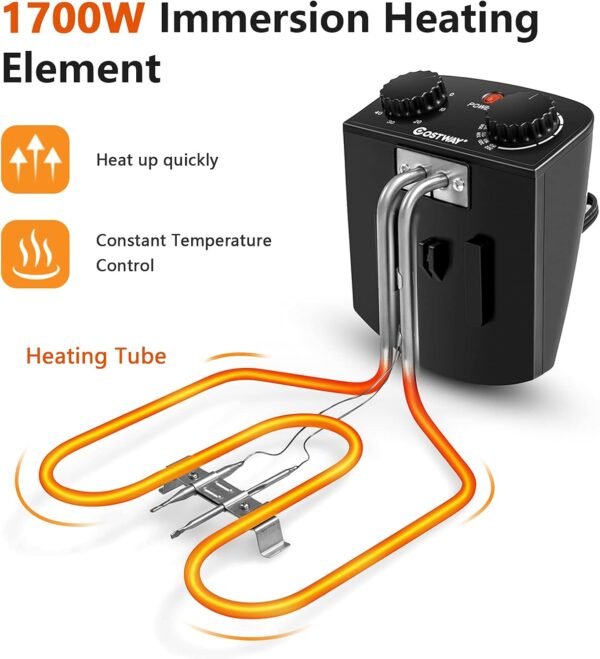 COSTWAY Deep Fryer review Stainless Steel Electric Oil Fryer for Home Use